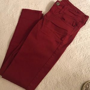 Red AE Jeggings